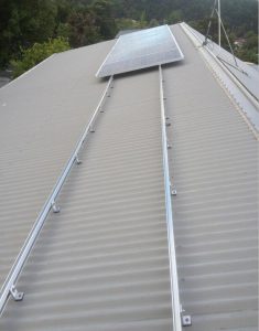 corrugated metal roof racking