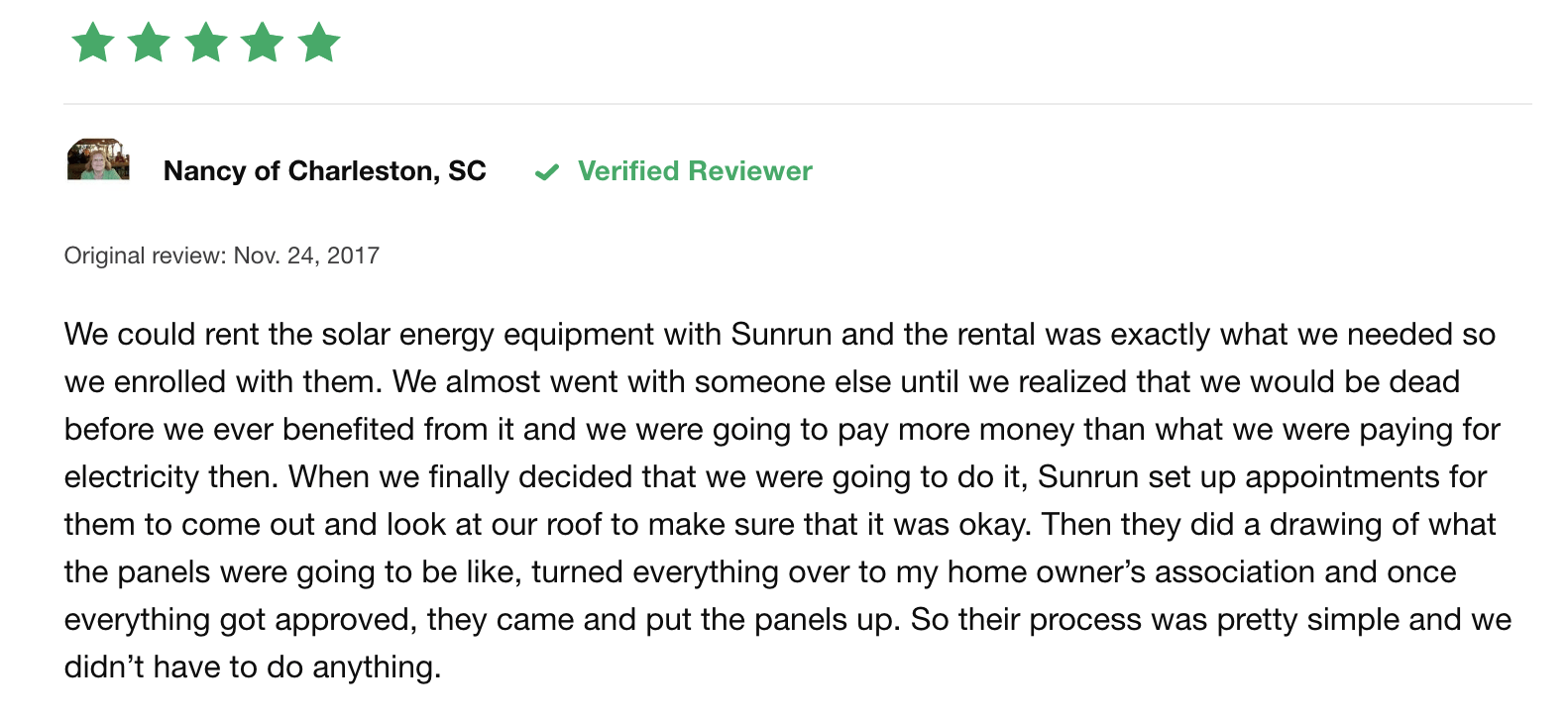 sunrun consumer review