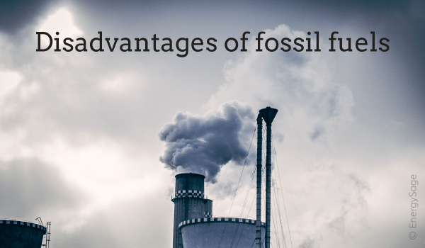 disadvantages of fossil fuels