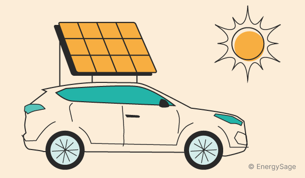Solar panel car