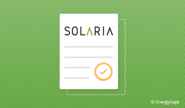 Solaria warranty review