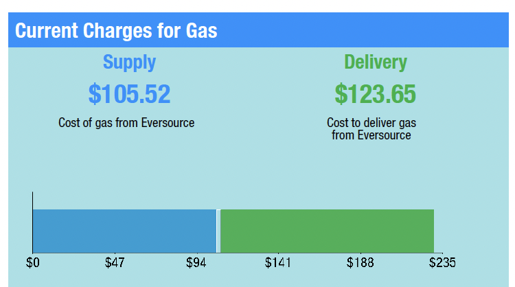 Example gas bill