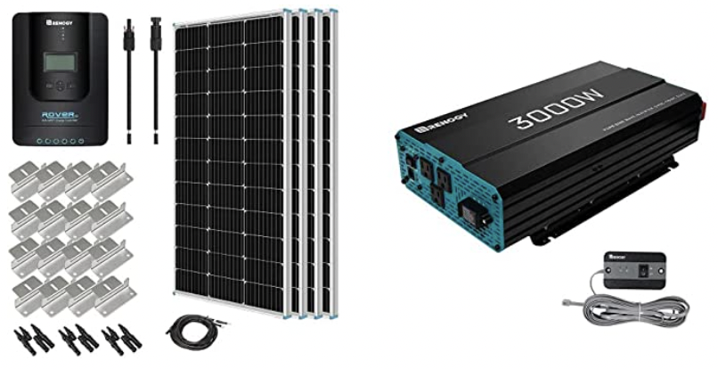 Image of the Renogy solar starter kit